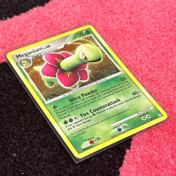 Meganium #13 – Pokémon Mysterious Treasures – As Pictured - Picture 3 of 6